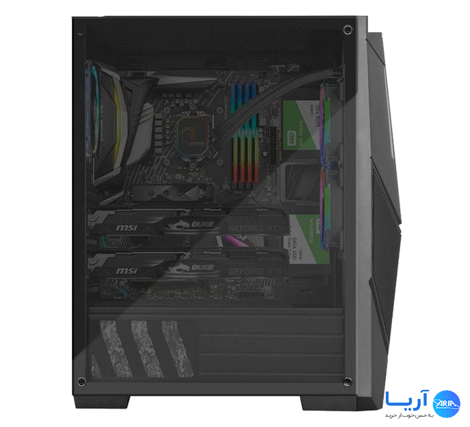 قیمت و خرید کیس کامپیوتر گیمینگ گرین ARIA | فروشگاه آریا